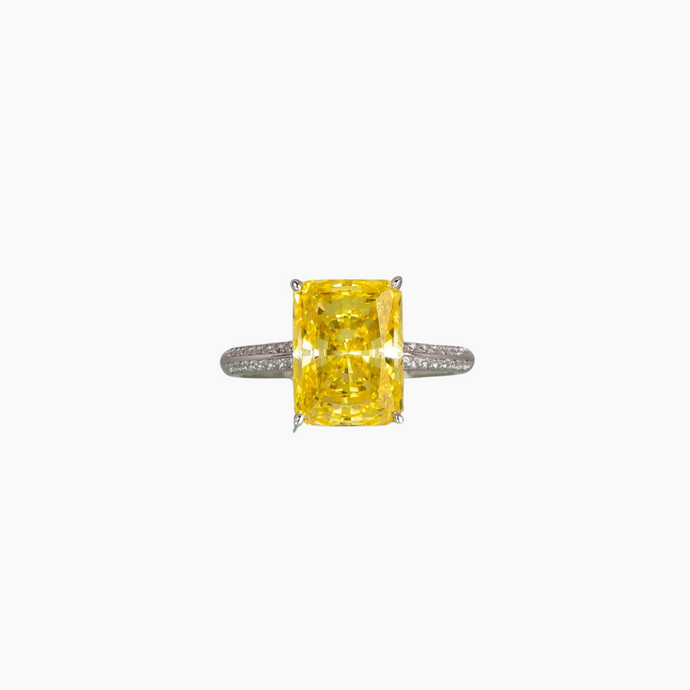 Canary Emerald Ring