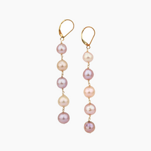 Load image into Gallery viewer, Elima Pink Pearl Earring