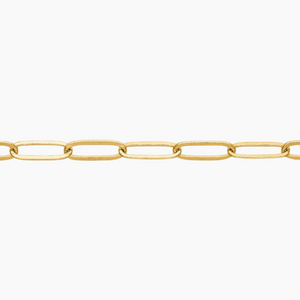 Demi-fine Paperclip Chain 10kt Gold