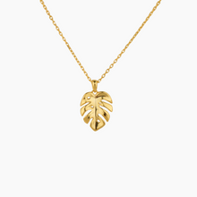 Load image into Gallery viewer, Medium Monstera Necklace