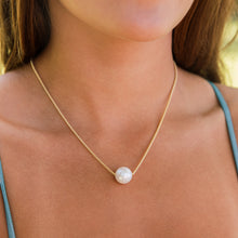 Load image into Gallery viewer, Allison Floating White Pearl Necklace