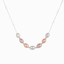 Load image into Gallery viewer, Edith Pink Multicolor Pearl Necklace