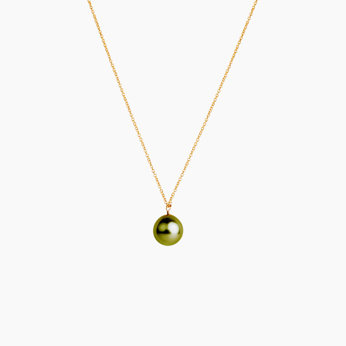 Island Pistachio Tahitian Pearl Necklace