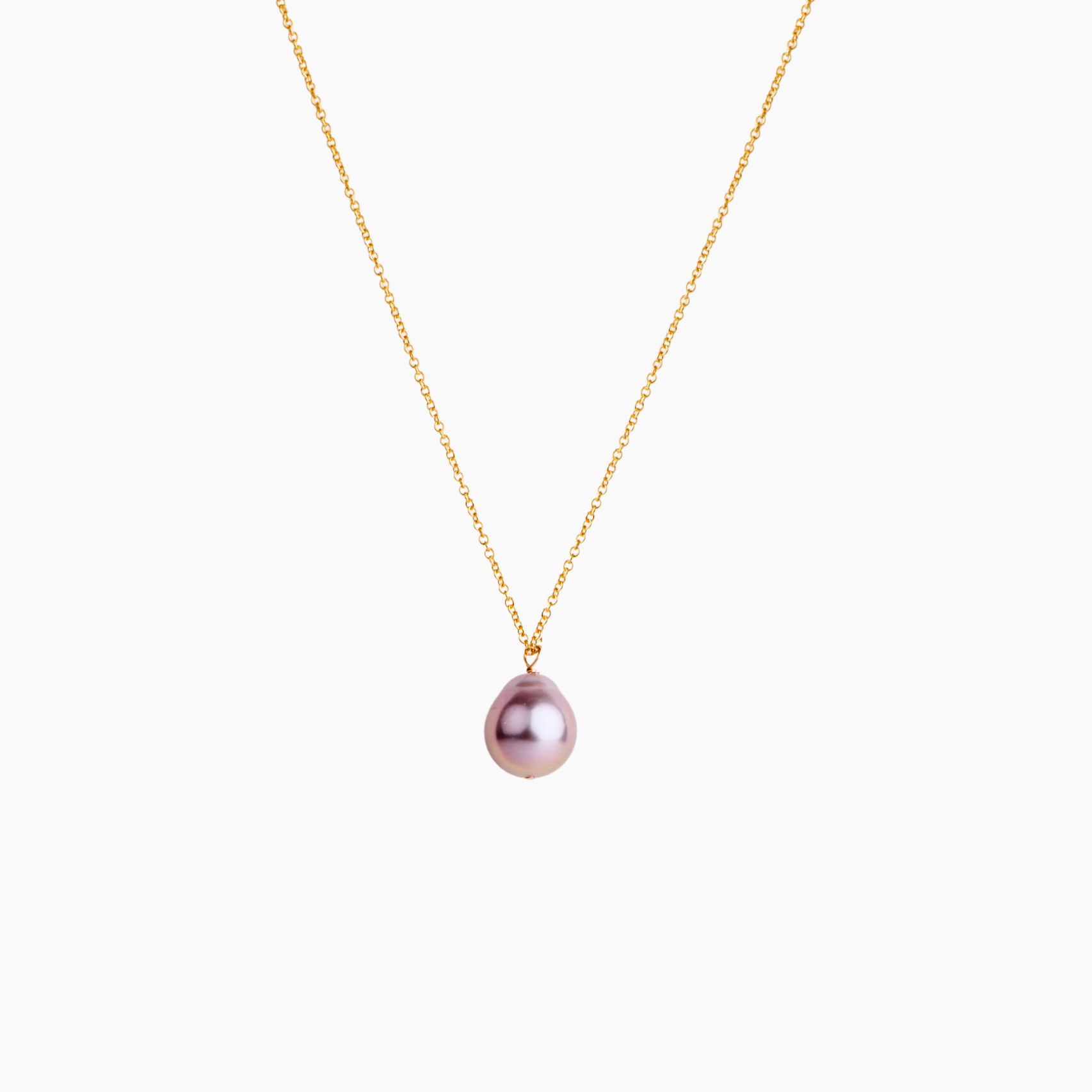 Island Pink Pearl Necklace