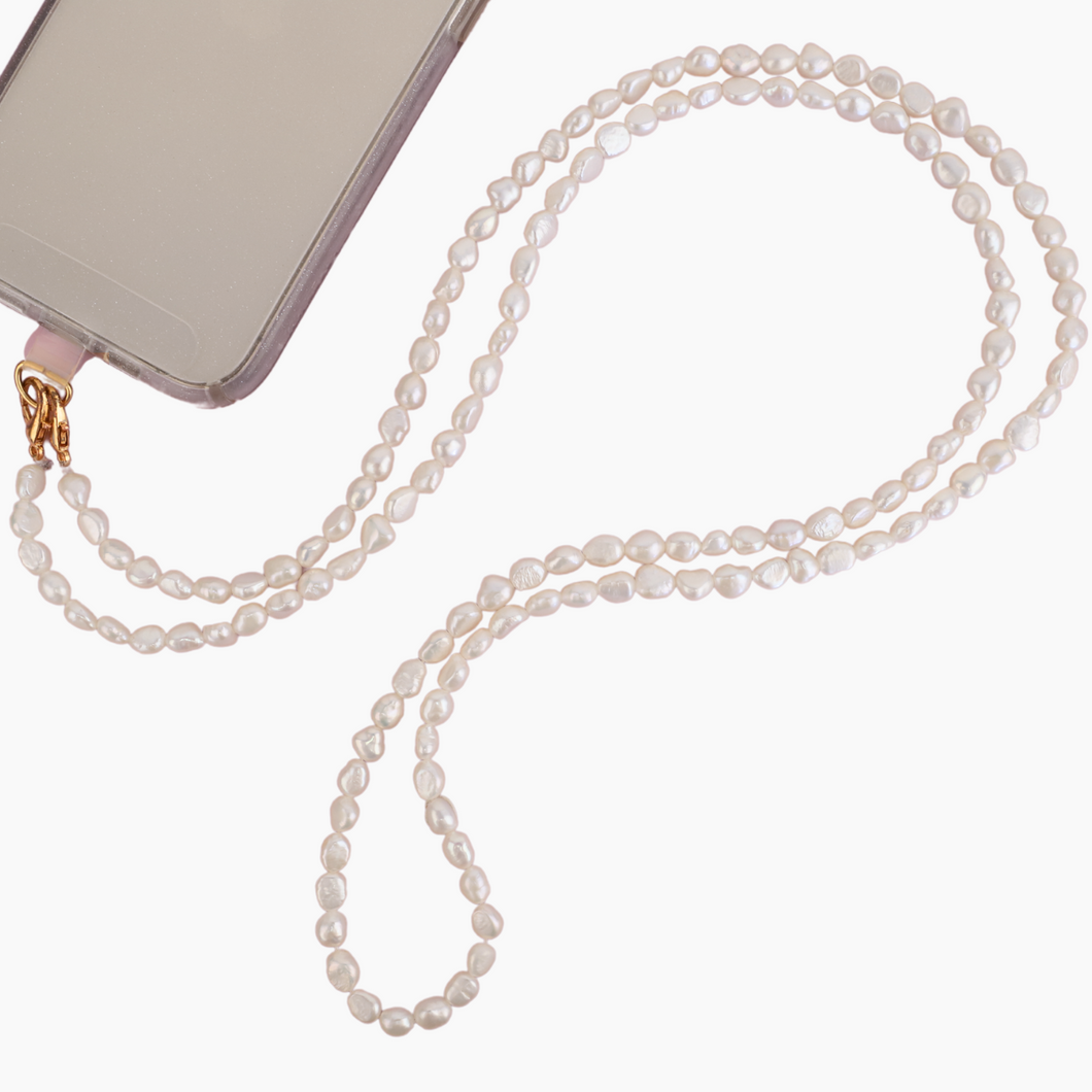 Luxury Natural Pearl Phone Strap