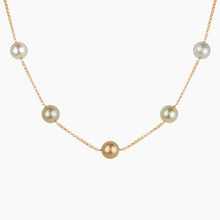 Load image into Gallery viewer, Ombré Patricia Golden South Sea Pearl Necklace