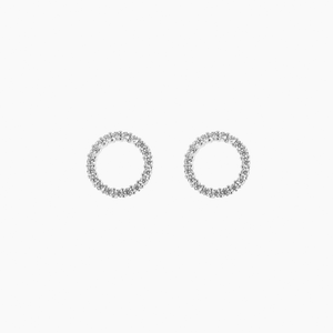 Circle Pave Stud