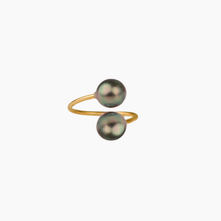 Tahitian Pearl Bypass Ring