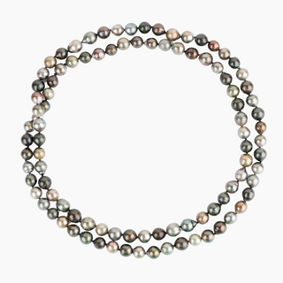  Tahitian black pearl strand handcrafted in Hawaii 