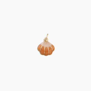 Orange Sunrise Shell Charm