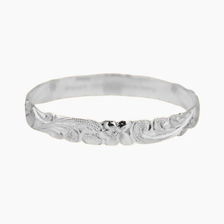 Plumeria Hawaiian Heirloom Bracelet 10mm