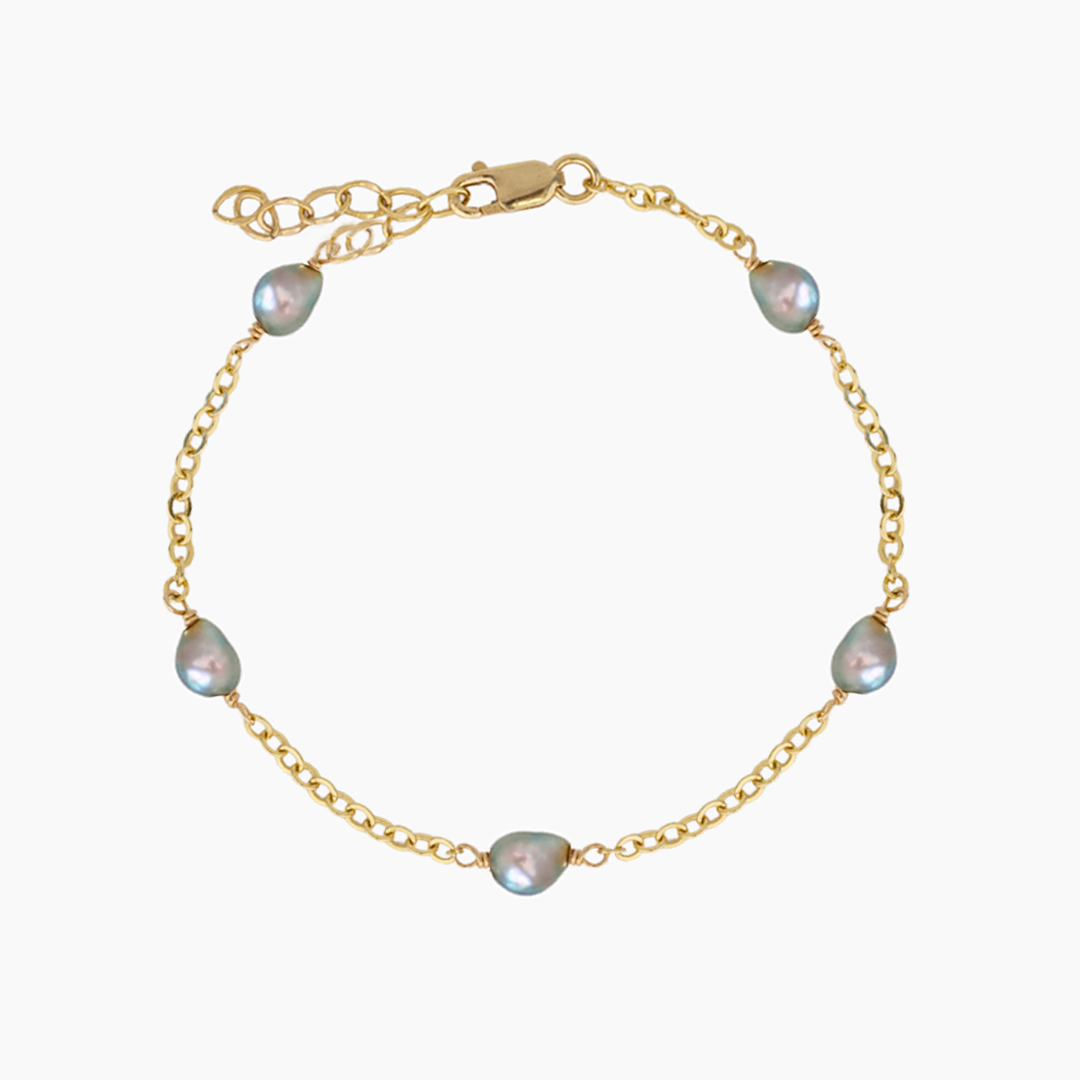 Millie Akoya Keshi Pearl Bracelet