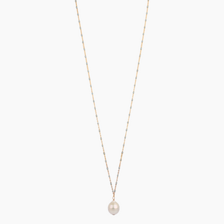 Zendaya Long Porcelain Pearl Necklace