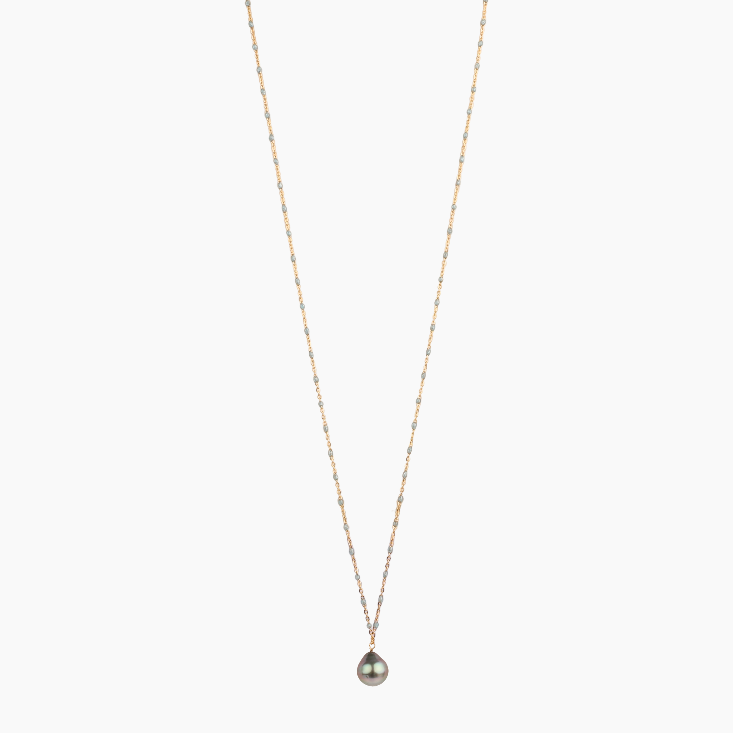 Zendaya Long Tahitian Pearl Necklace