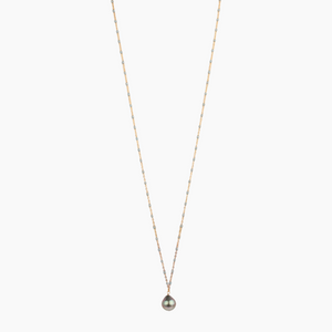 Zendaya Long Tahitian Pearl Necklace