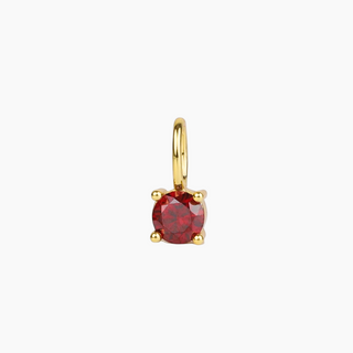 Garnet Birthstone Charm