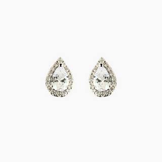 Teardrop Pave CZ Stud