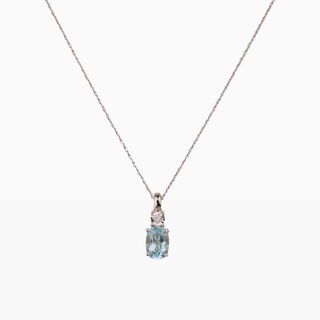 Gia Aquamarine Necklace