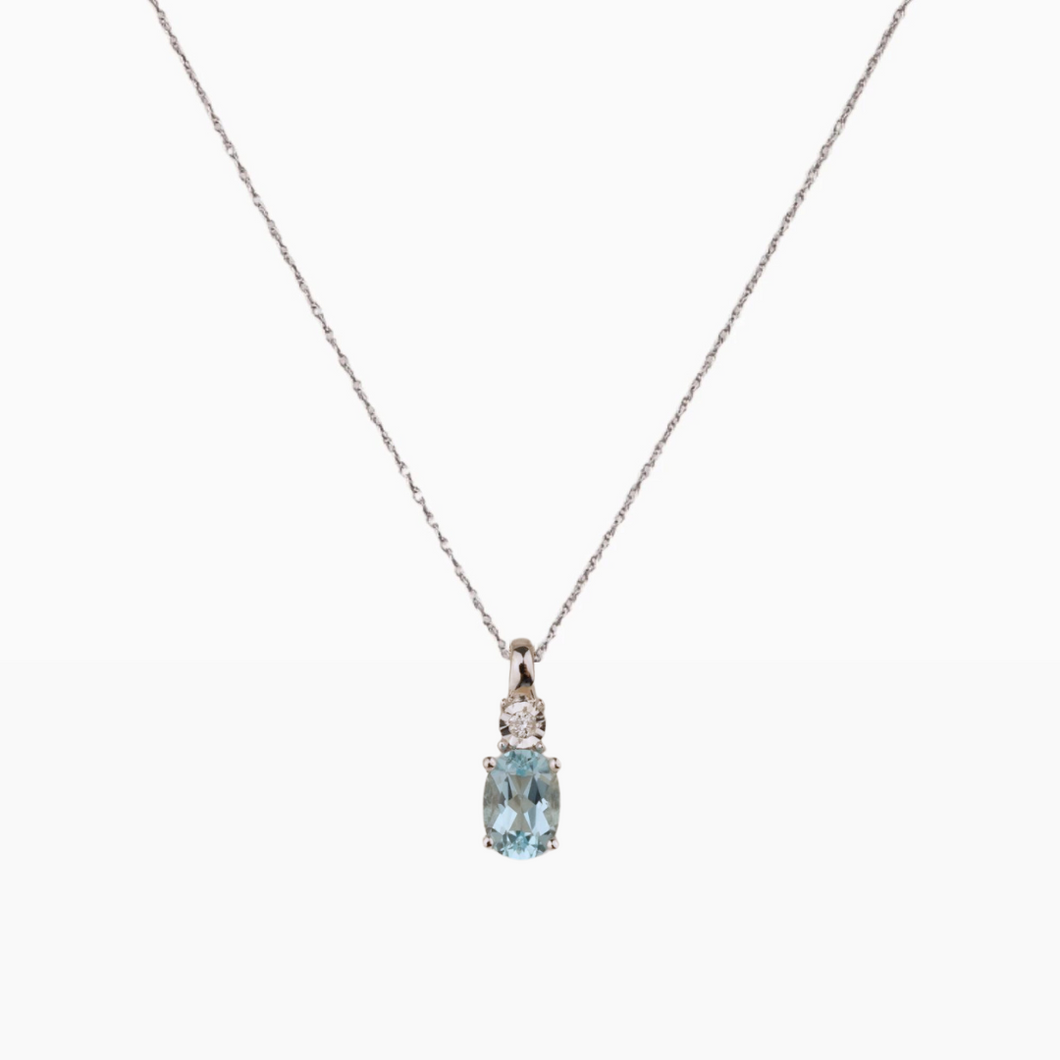 Gia Aquamarine Necklace
