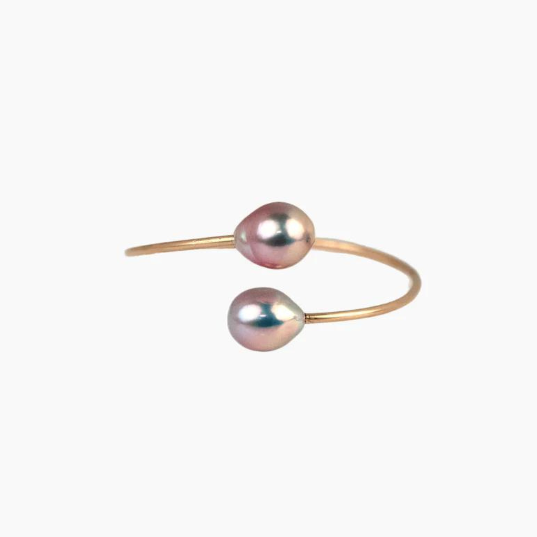 Wahine Lavender Pink Pearl Cuff