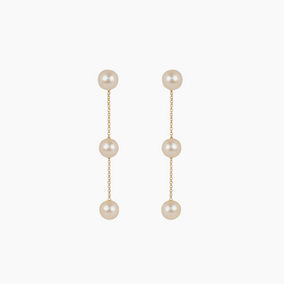 Isabel Long Pearl Earrings