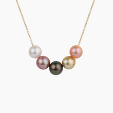 Load image into Gallery viewer, Jenny Pastel Rainbow Pearl Necklace