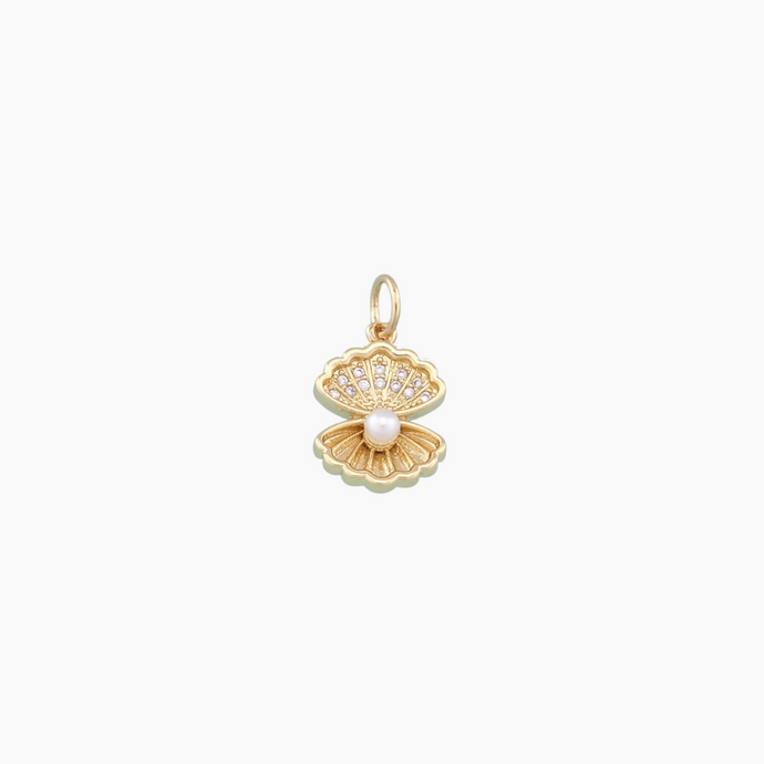 Pavé Clam Charm