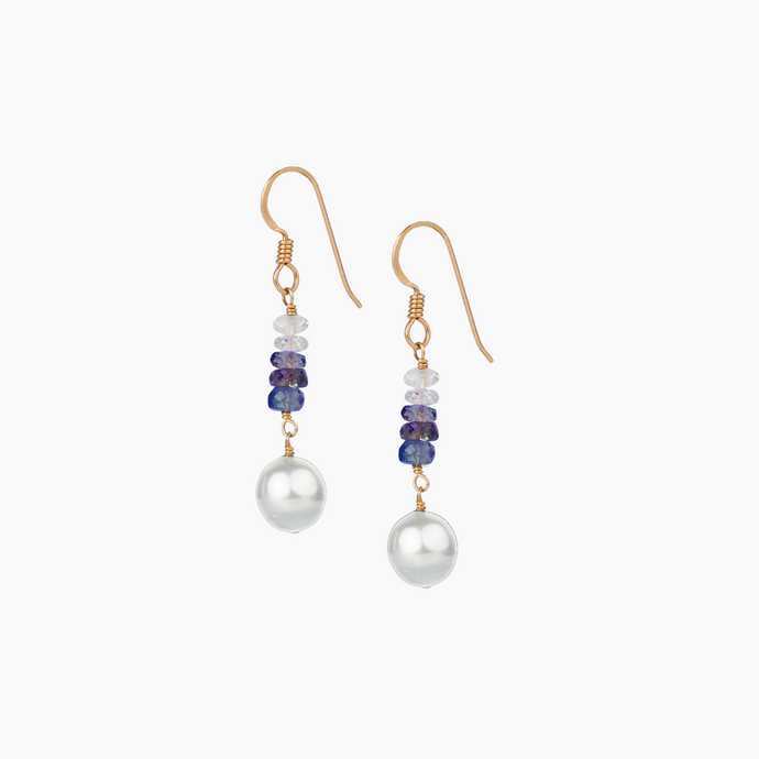 Peyton White Pearl Earrings