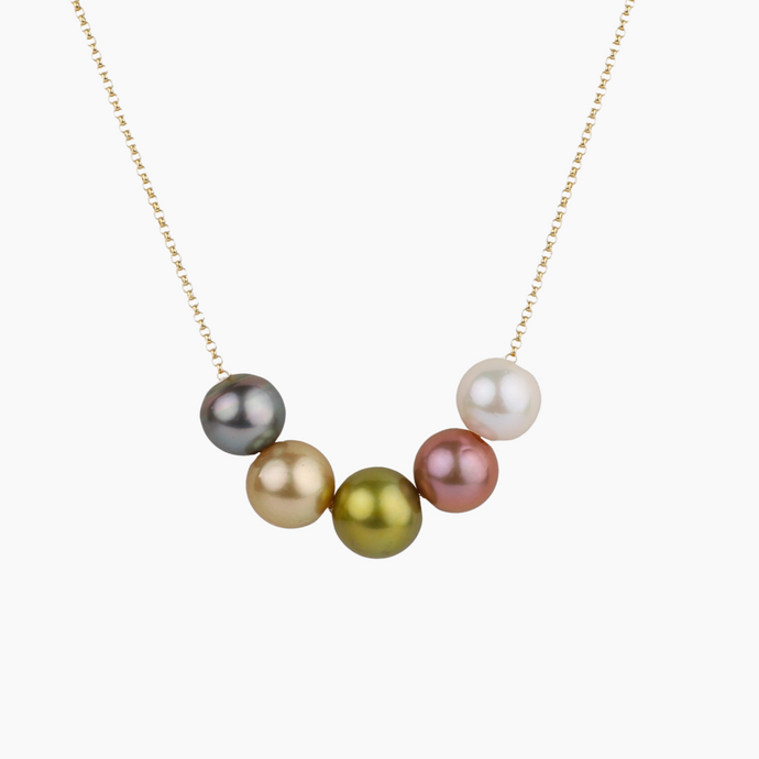 Jenny Rainbow Pearl Necklace