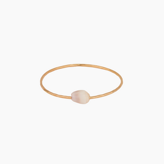 Baby Shell Bangle in gold made in Hawaii