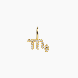 Pave Zodiac Sign Charm