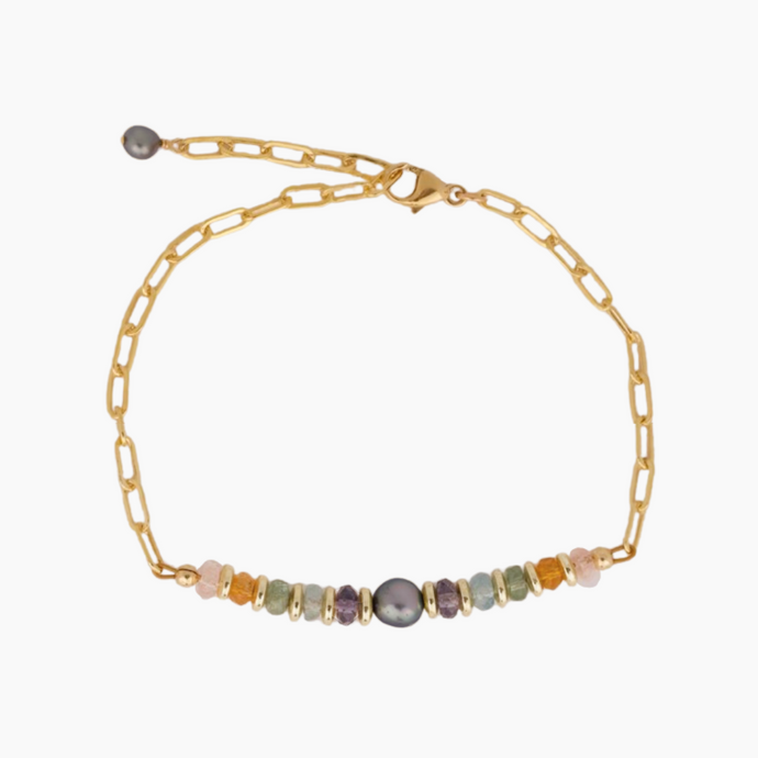 Mika Rainbow Gemstone Bracelet