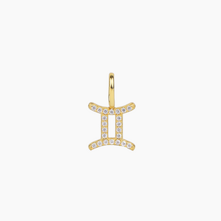 Pave Zodiac Sign Charm