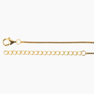 Box Chain 14kt Vermeil