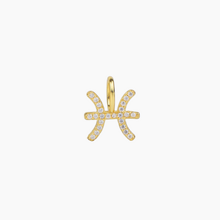 Pave Zodiac Sign Charm