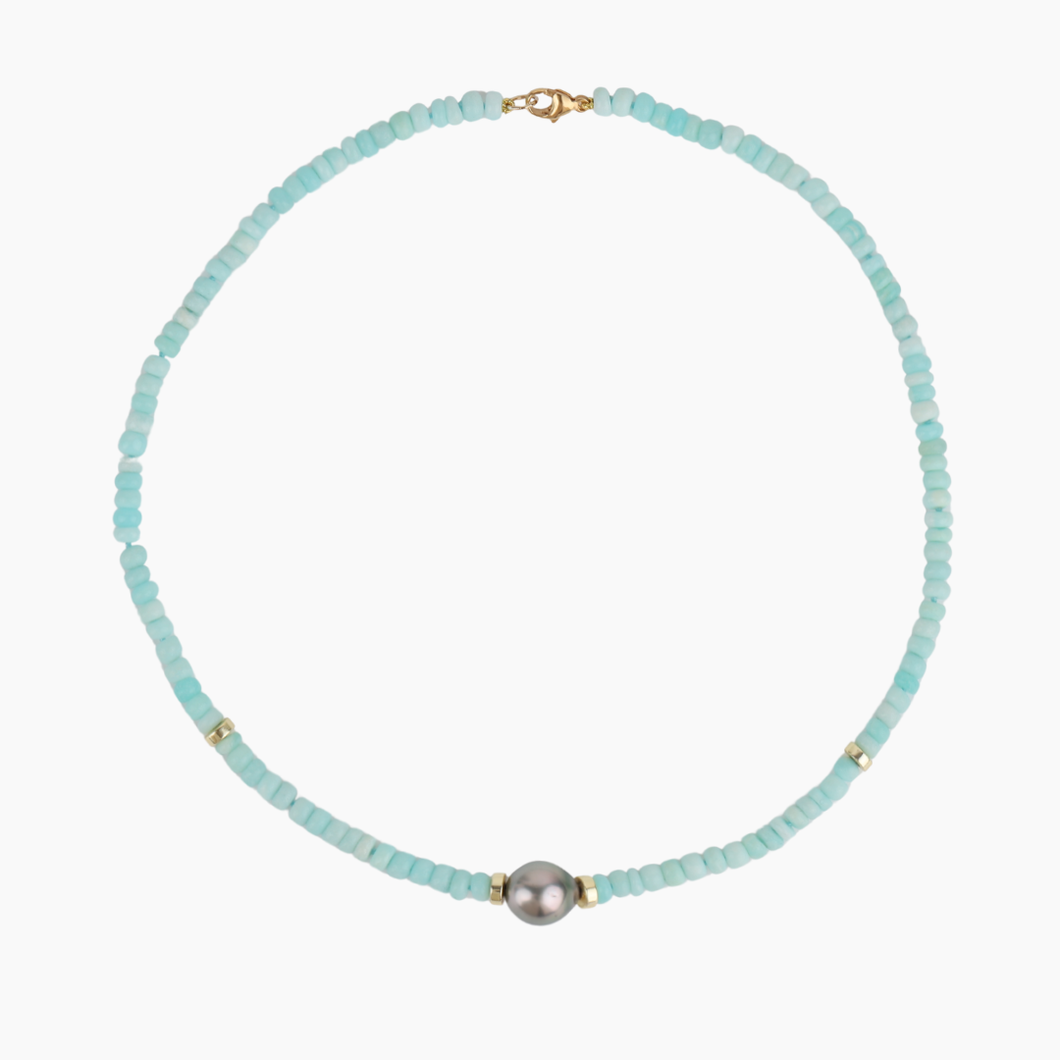 Opal Tahitian Pearl Necklace