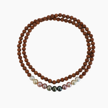 Load image into Gallery viewer, Anuenue Sandalwood Pearl Necklace