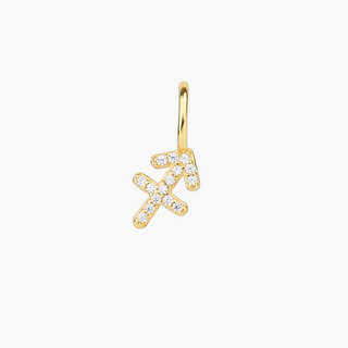 Pave Zodiac Sign Charm