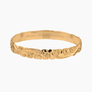 Plumeria Hawaiian Heirloom Bracelet 10mm