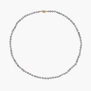 Akoya Keshi Pearl Strand with gold clasp