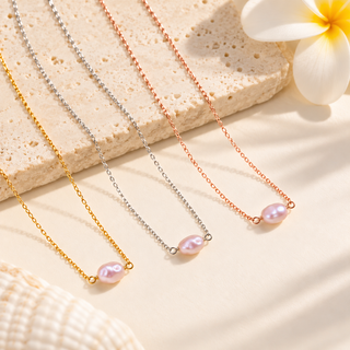 Kenzie Pink Keshi Pearl Choker