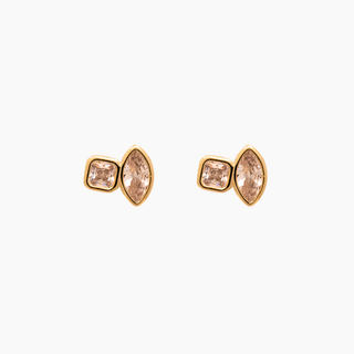 Bezel CZ Studs