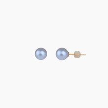 Load image into Gallery viewer, Blue Akoya Pearl Studs