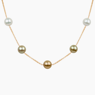 Melinda Ombré Golden South Sea Pearl Necklace