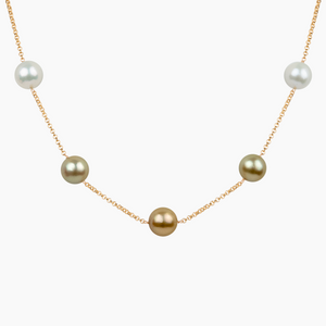 Carmen Ombré Golden South Sea Pearl Necklace
