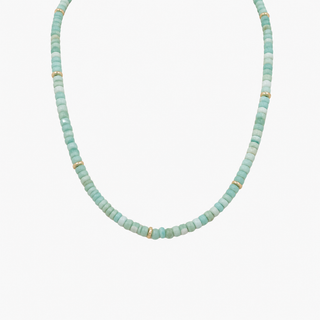 Blue Opal Toggle Necklace