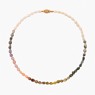 Carlee Rainbow Keshi Pearl Strand