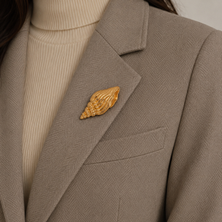 Triton Shell Brooch