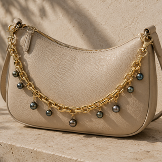 Savannah Tahitian Pearl Bag Chain
