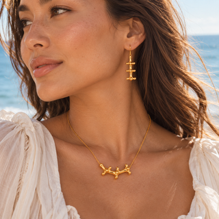 Triple Puakenikeni Gold Flower Set